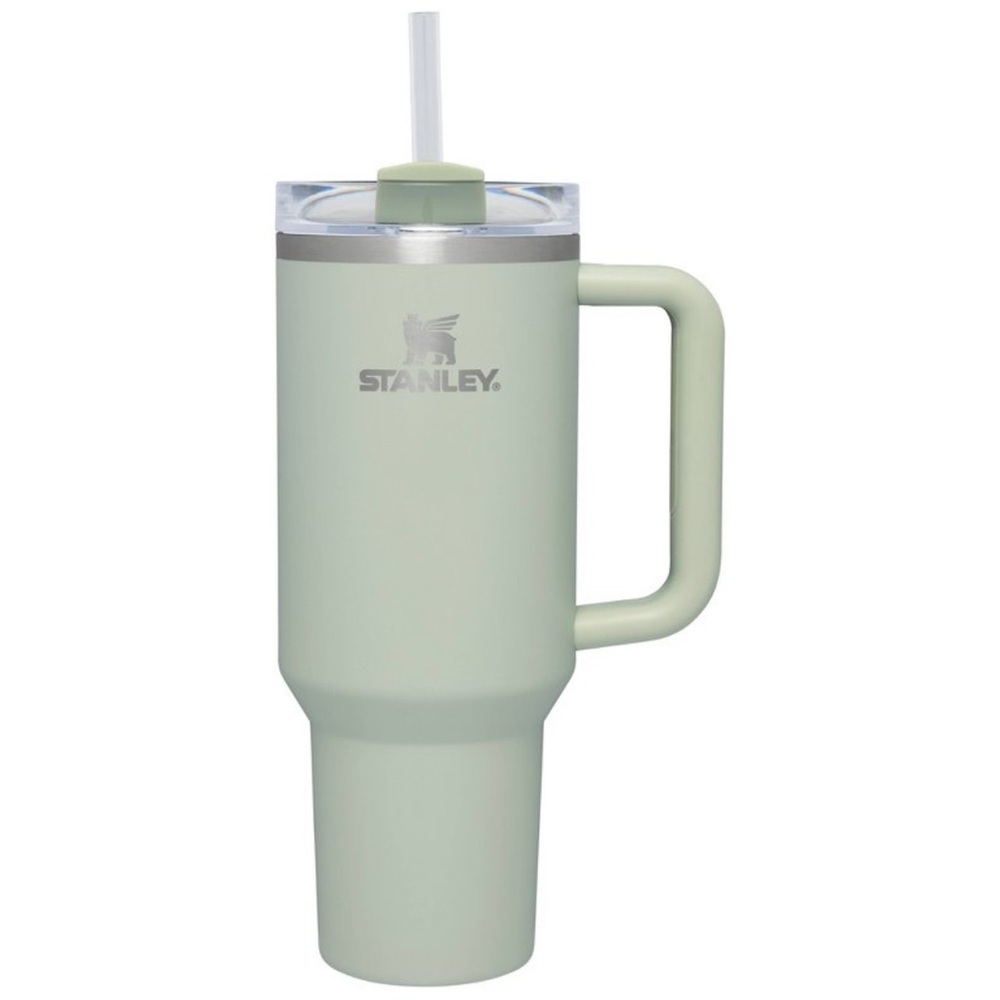 New Stanley 40oz Stainless Steel H2.0 Flowstate Tumbler Serene Green